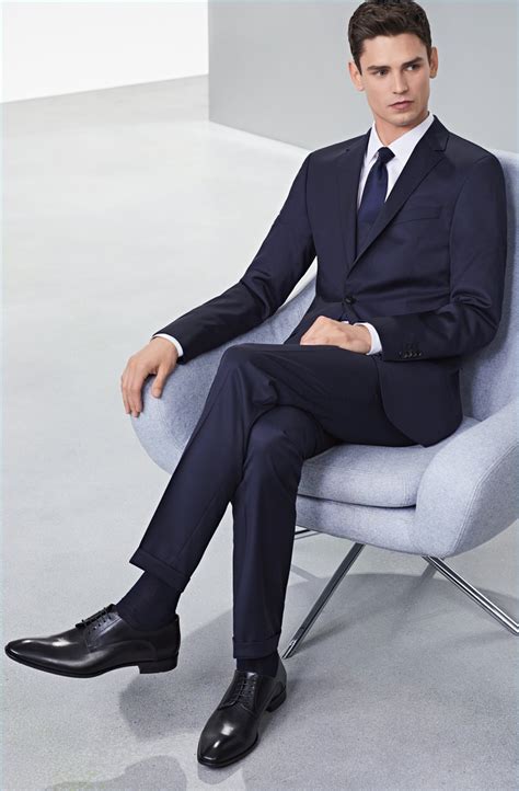 fendi black male suit shoe with navy sole